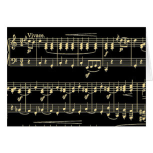 Musique d'or en noir