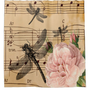 Musique Dragonfly Douche rideau