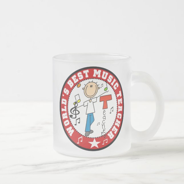 Musique du monde meilleur enseignant Musique Mug (Droit)