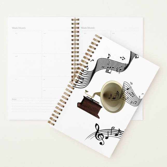 Musique et gramophone (Devant avec enveloppe)