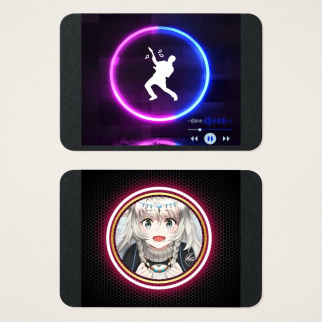 musique et logo animé (Devant & derrière)