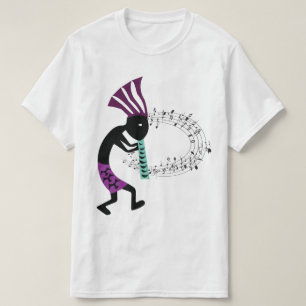 Musique et Petroglyph Kokopelli T-Shirt