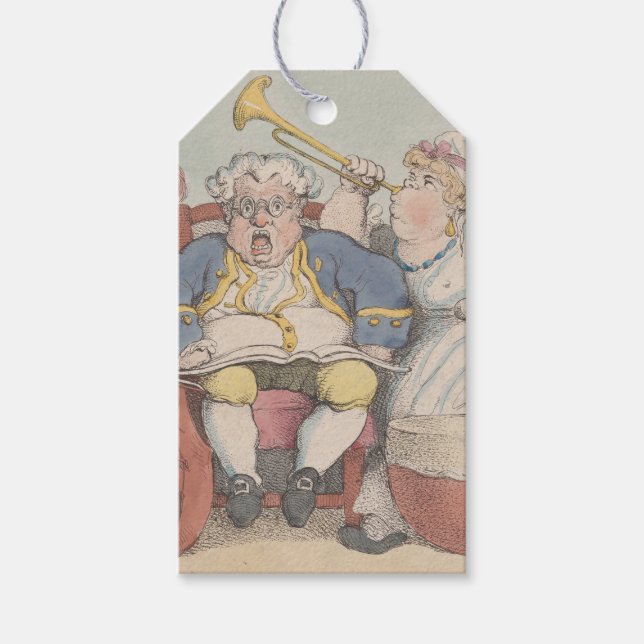 Musique - étiquette cadeau (Devant)