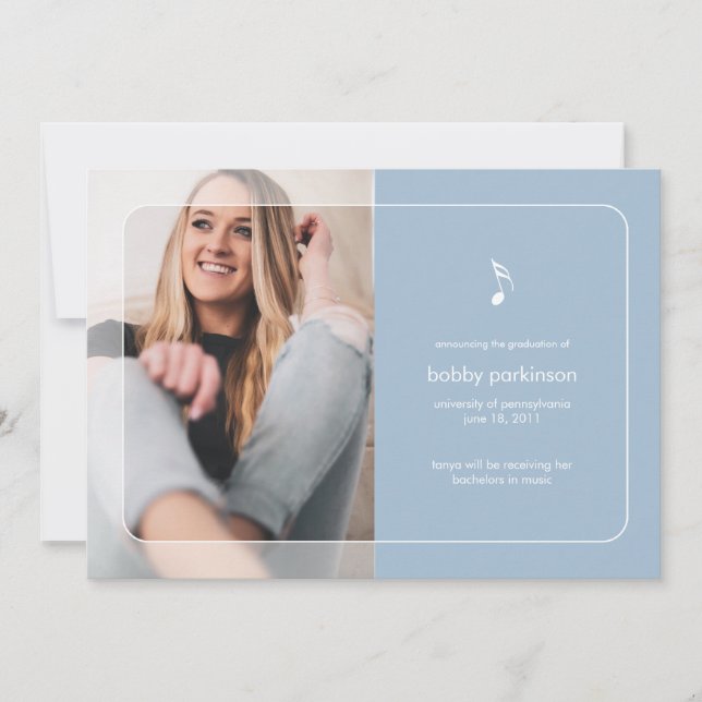 Musique Faire-part majeure (Devant)