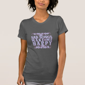 Musique féminine et t-shirts amusants citent