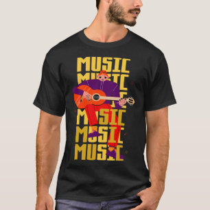 musique fille jouant guitare Sweat - shirt à capuc