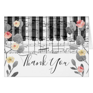 musique florale rose piano merci
