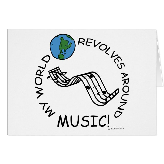 Musique - Le monde tourne autour (Devant horizontal)