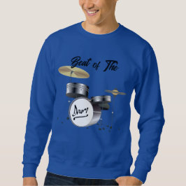 Musique Mashup Beat of the Drum blue sweatshirt