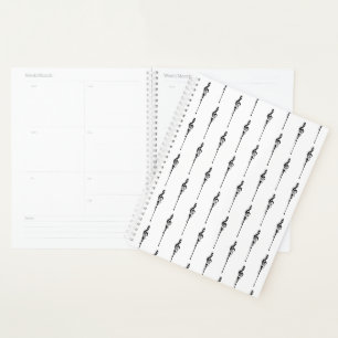 Musique Motif Melting Treble Clef noir et blanc