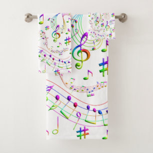 Musique, Notes musicales, Coloré