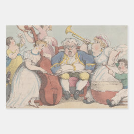 Musique - Papier cadeau enveloppant