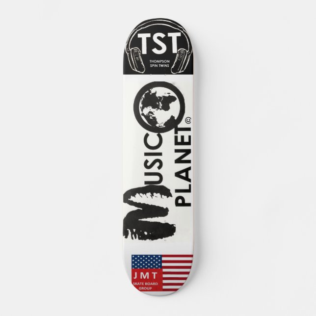 MUSIQUE PLANET USA Skateboard (Recto)