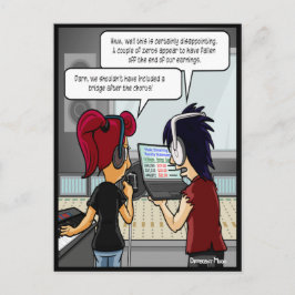 Musique Pourcentage Funny Carte postale