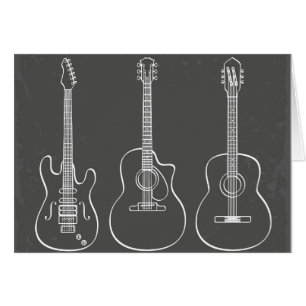 Musique rétro grunge trio de guitares