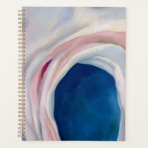 Musique rose et bleu par O'Keeffe