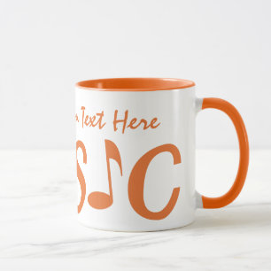 MUSIQUE tasses personnalisées