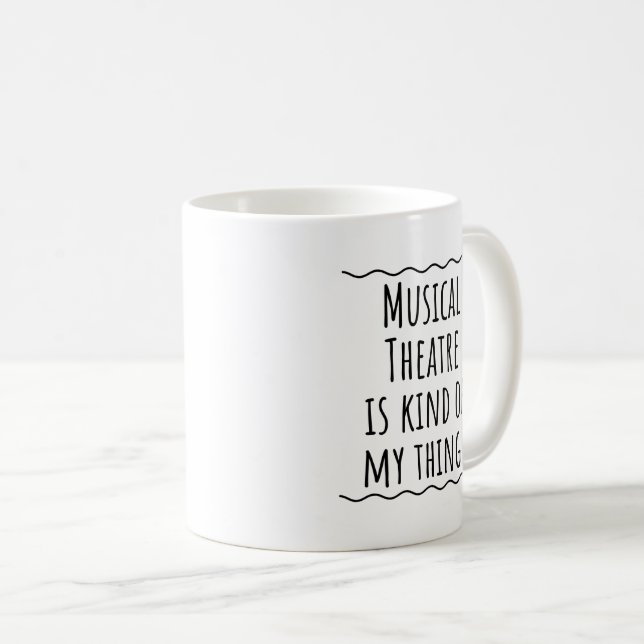 Musique Théâtre Cadeau Mug Café Coupe (Devant droit)