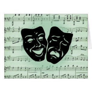 Musique verte et théâtre Masques grecs Blank Insid