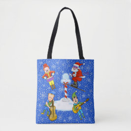 Musizierelfen mit Weihnachtsfeiertag Tasche