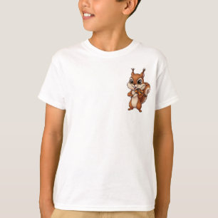 Musizierende Geigenspielende Eichhörnchen Kinder T-Shirt