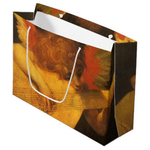 Musizierender Engel mit Laute von Rosso Fiorentino Große Geschenktüte