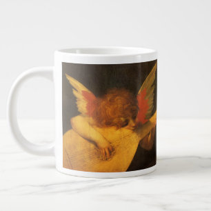 Musizierender Engel mit Laute von Rosso Fiorentino Jumbo-Tasse