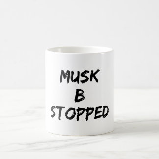 Musk B gestoppt Kaffeetasse