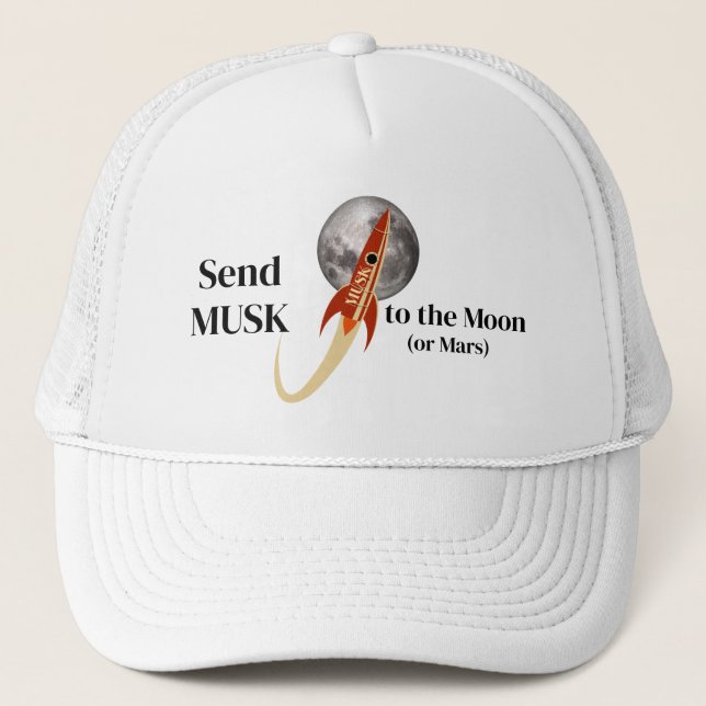 Musk Trucker Hat Truckerkappe (Vorderseite)