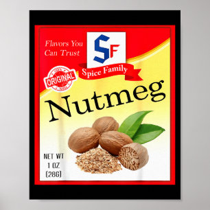 Muskat-Gruppen-Kostüm Lustige Familie passende Dan Poster