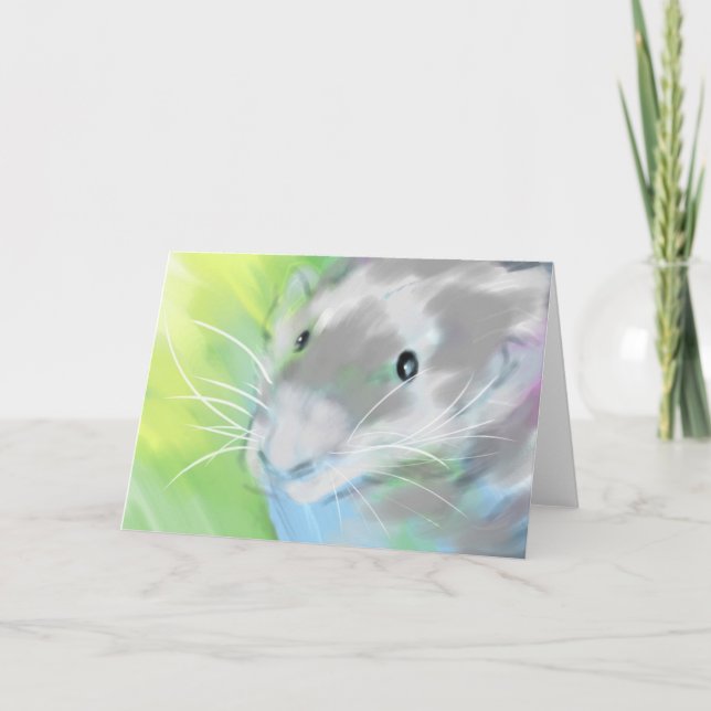 "Muskatnuss-" leere Gruß-Karte Karte (Vorderseite)