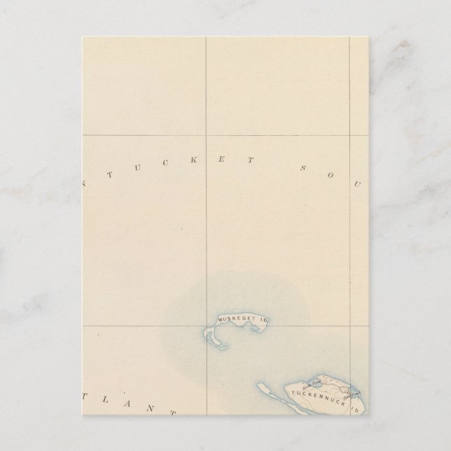 Muskeget, Massachusetts Postkarte (Vorderseite)