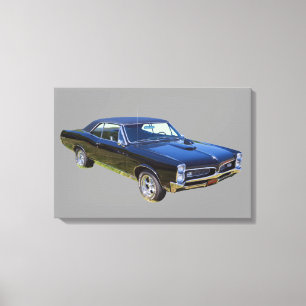 Muskel-Auto 1967 Pontiacs GTO Leinwanddruck