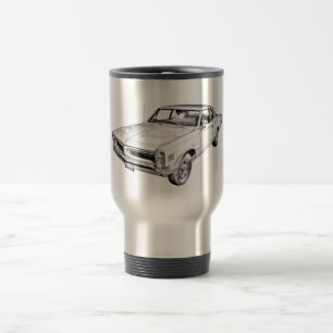 Muskel-Auto-Illustration 1966 Pontiacs Le Mans Reisebecher