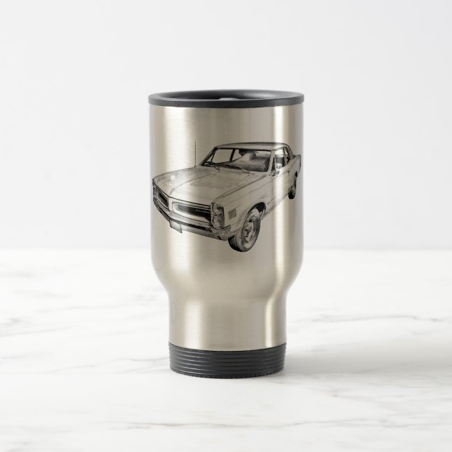 Muskel-Auto-Illustration 1966 Pontiacs Le Mans Reisebecher (Mittel)
