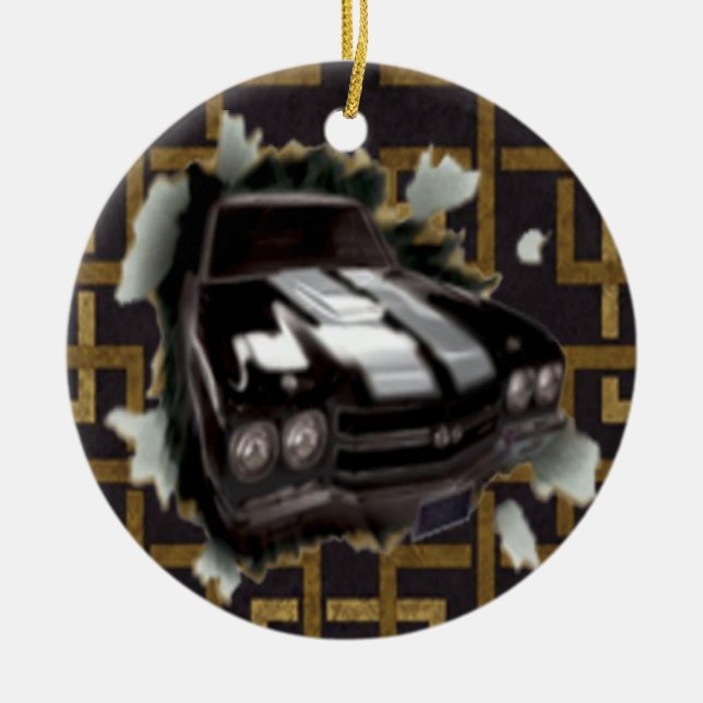 Muskel Car Ornament (Vorne)