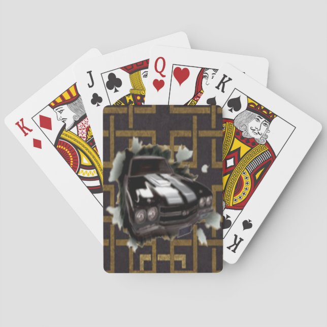 Muskel Car Spielkarten (Rückseite)
