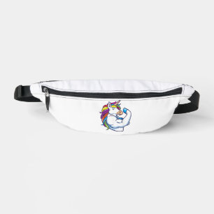 Muskel-Einhorn - Lustiger Magischer Fitness-Bodybu Bauchtasche