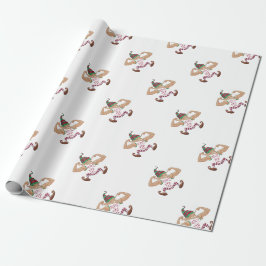 Muskel Elf Geschenkpapier