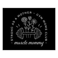 Muskel-Mami Fitnessstudio-Mama starke Mutter lusti
