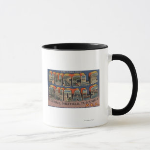 Muskel-Massen, Alabama - große Buchstabe-Szenen Tasse