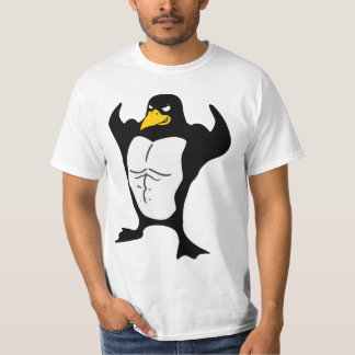 Muskel-Pinguin T-Shirt