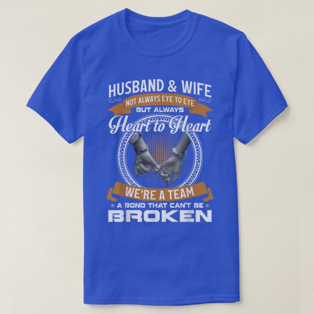 Muskel und Ehefrau nicht immer Augen, sondern Herz T-Shirt (Design vorne)