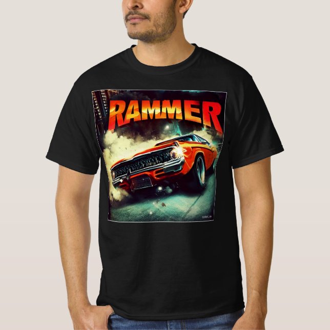 MUSKELAUTO HALLOWEEN [Rammer] 035 T-Shirt (Vorderseite)