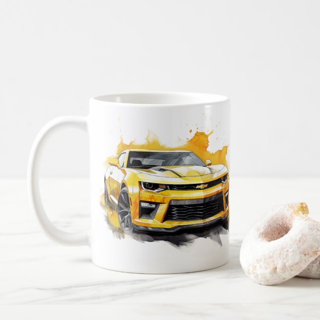 Muskelauto-Kaffeetasse Kaffeetasse (Mit Donut)