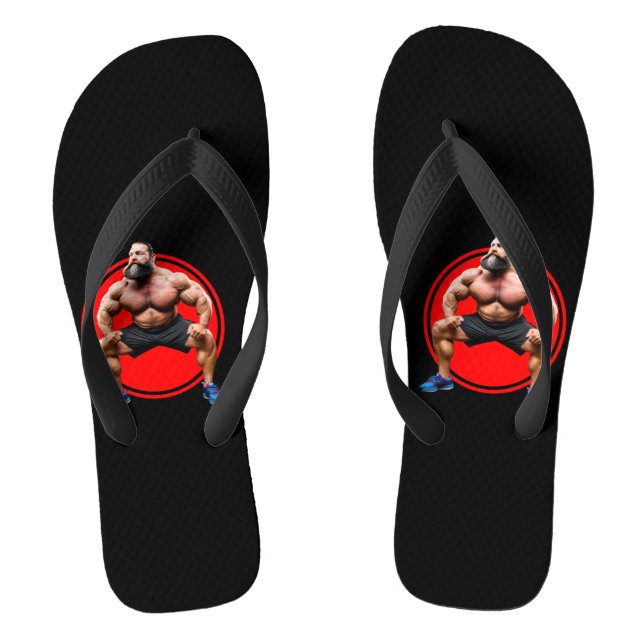 Muskelbär Flip Flops (Fußbett)