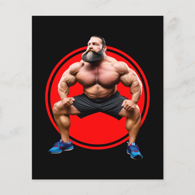 Muskelbär Flyer (Vorne)