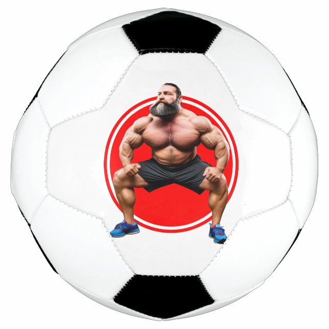 Muskelbär Fußball (Vorderseite)