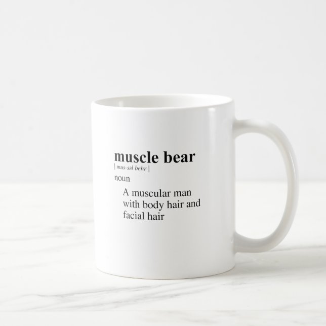 MUSKELBÄR KAFFEETASSE (Rechts)