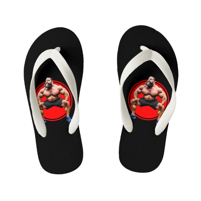 Muskelbär Kinderbadesandalen (Fußbett)
